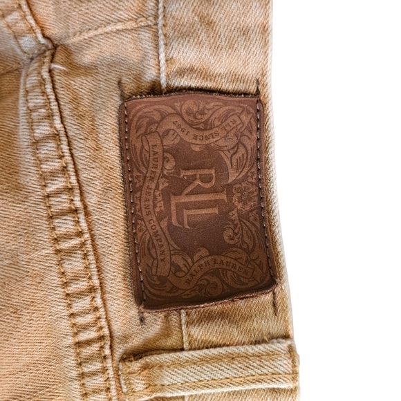 Boot Cut Tan Ralph Lauren Jeans - Picture 4 of 6